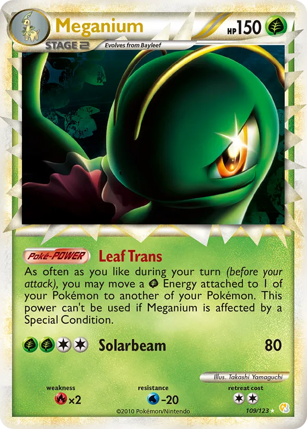Meganium - HeartGold & SoulSilver #109