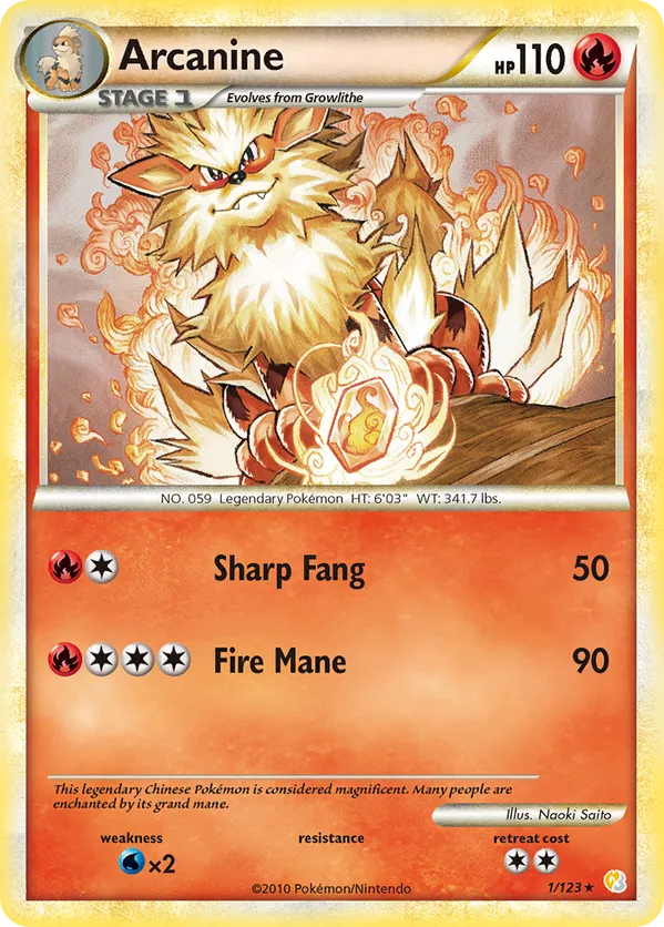 Arcanine - HeartGold & SoulSilver #1