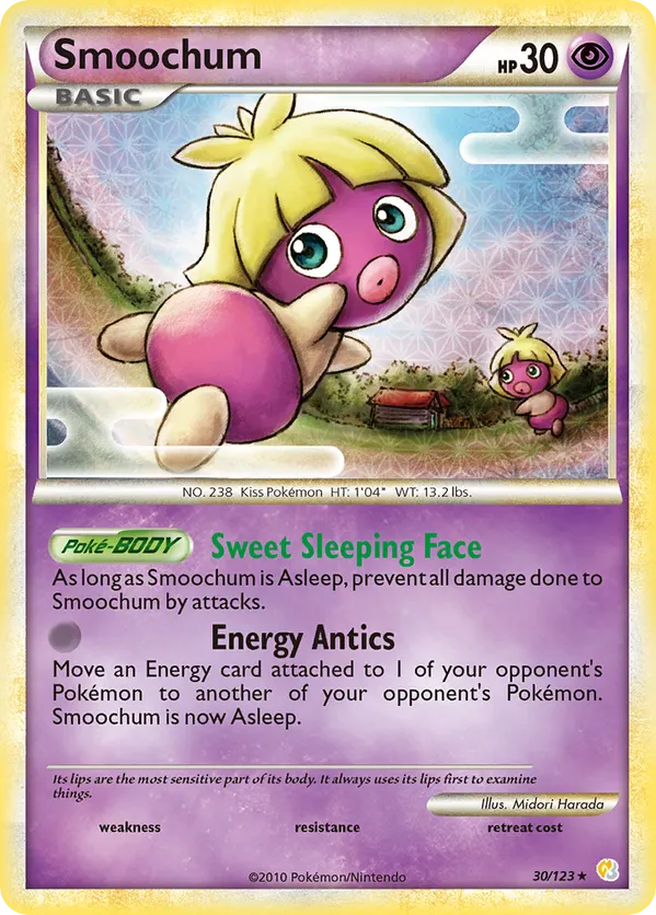 Smoochum - HeartGold & SoulSilver #30