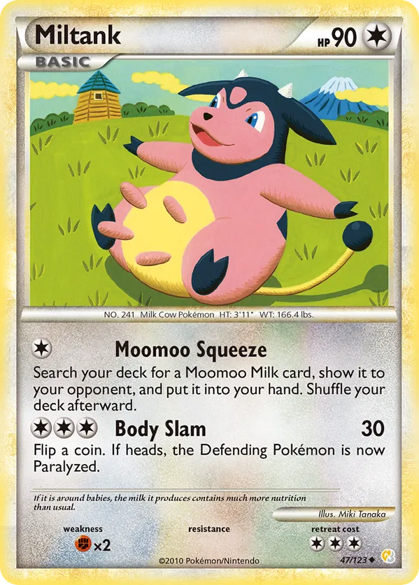 Miltank - HeartGold & SoulSilver #47