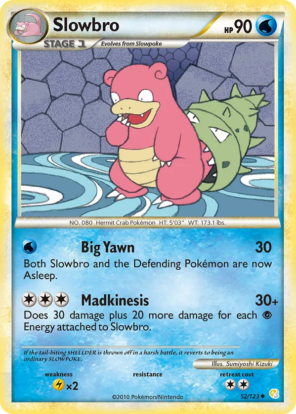 Slowbro - HeartGold & SoulSilver #52