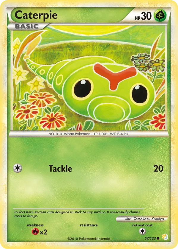 Caterpie - HeartGold & SoulSilver #57