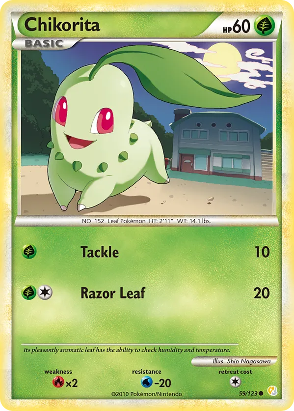 Chikorita - HeartGold & SoulSilver #59