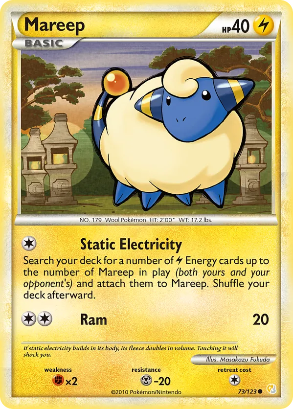 Mareep - HeartGold & SoulSilver #73