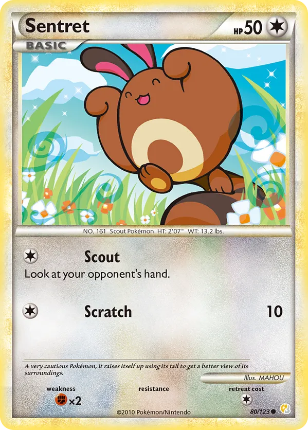 Sentret - HeartGold & SoulSilver #80