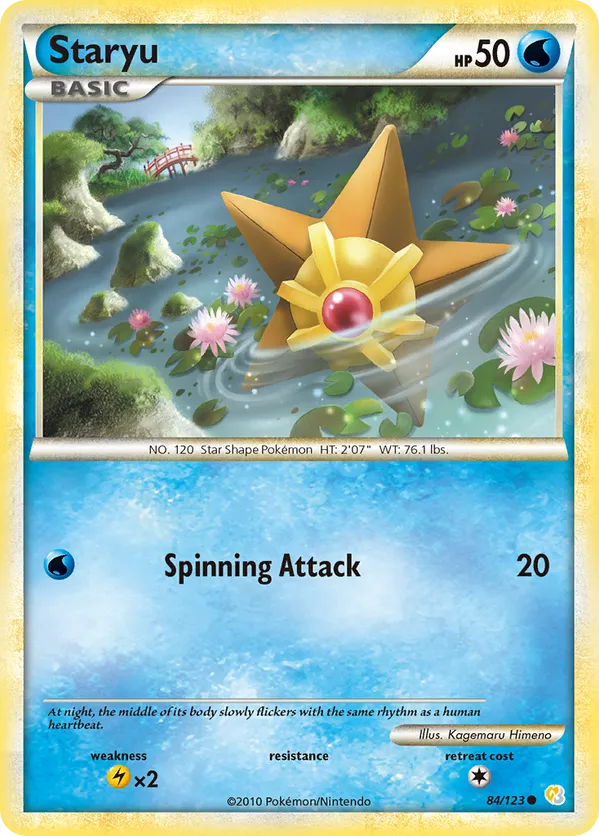 Staryu - HeartGold & SoulSilver #84