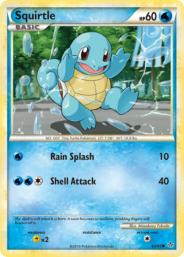 Squirtle - HS—Unleashed #63