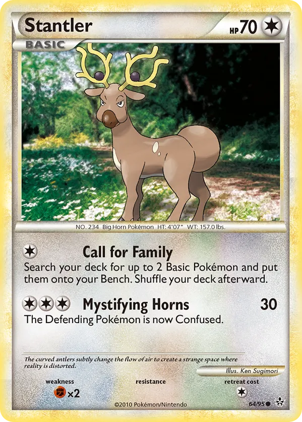 Stantler - HS—Unleashed #64