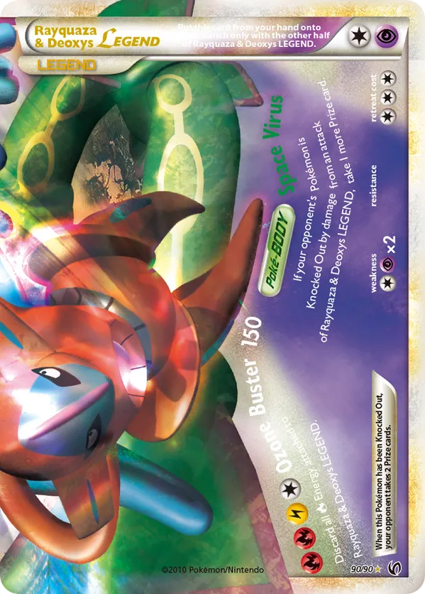 Rayquaza & Deoxys LEGEND - HS—Undaunted #90