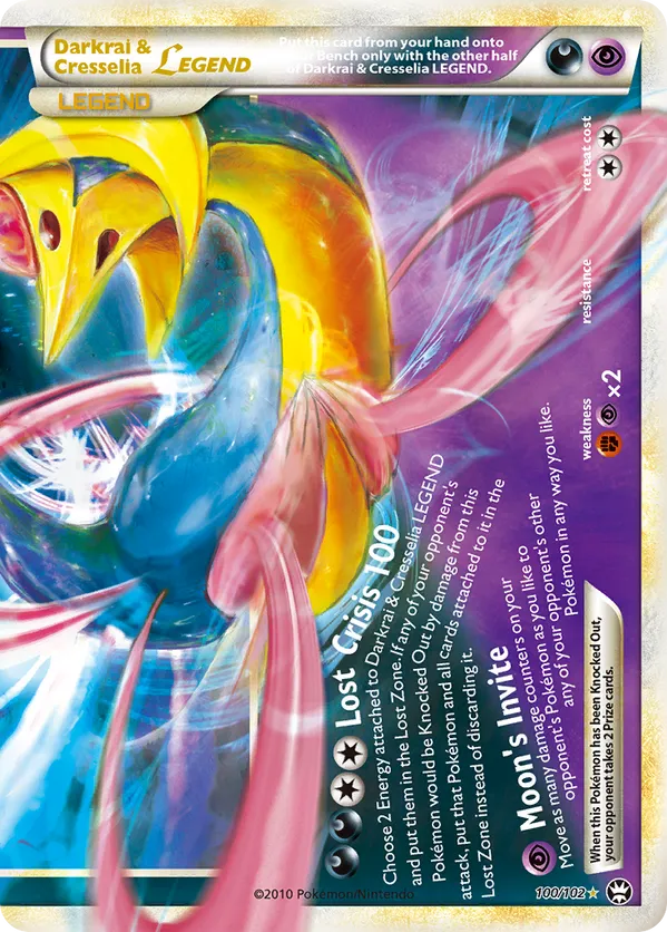 Darkrai & Cresselia LEGEND - HS—Triumphant #100