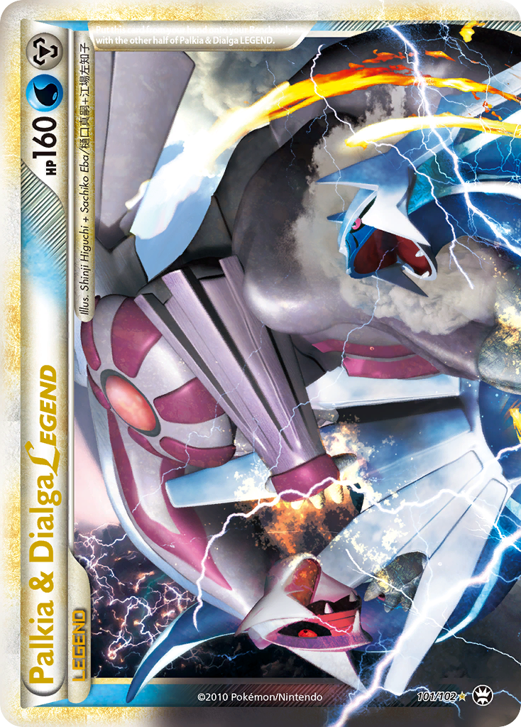 Palkia & Dialga LEGEND - HS—Triumphant #101