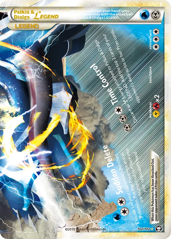 Palkia & Dialga LEGEND - HS—Triumphant #102