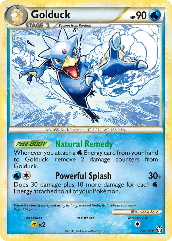 Golduck - HS—Triumphant #22