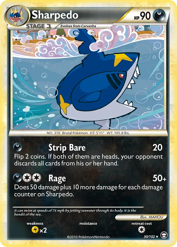 Sharpedo - HS—Triumphant #30