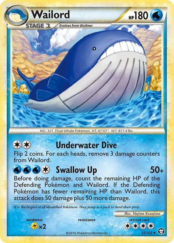 Wailord - HS—Triumphant #31
