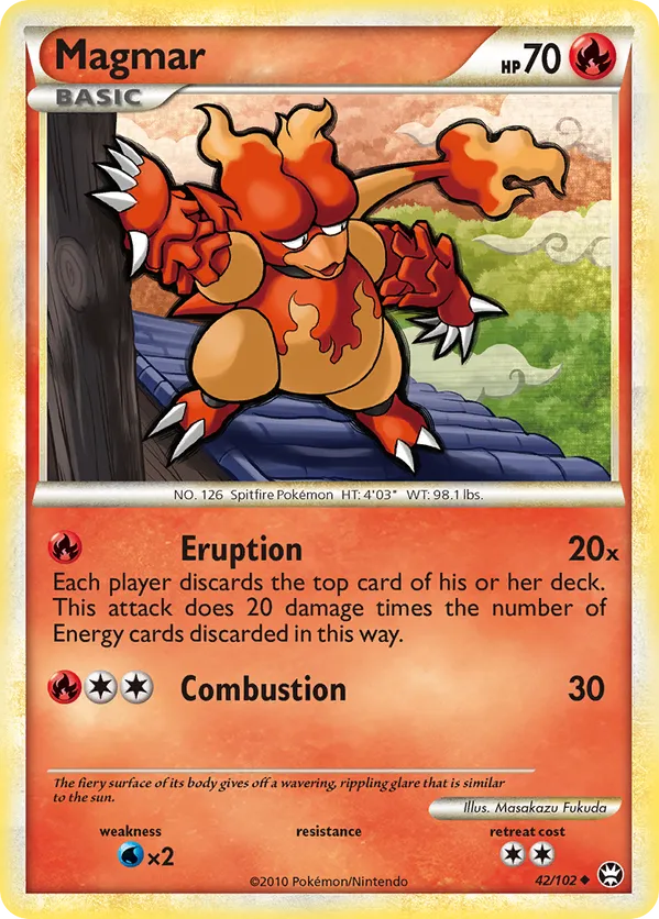 Magmar - HS—Triumphant #42