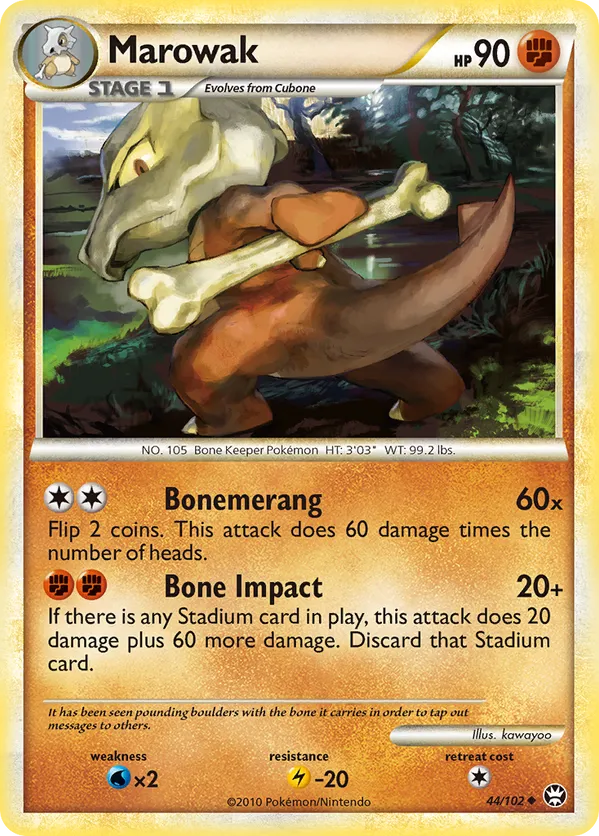 Marowak - HS—Triumphant #44