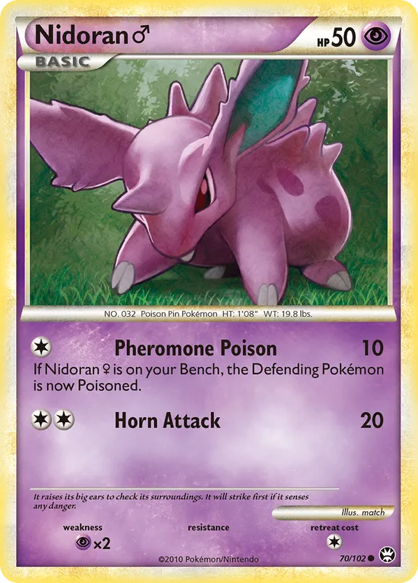 Nidoran ♂ - HS—Triumphant #70