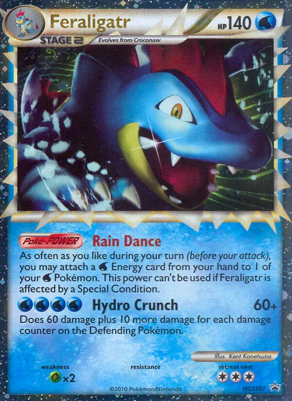 Feraligatr - HGSS Black Star Promos #HGSS07