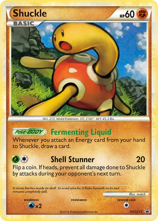 Shuckle - HGSS Black Star Promos #HGSS15