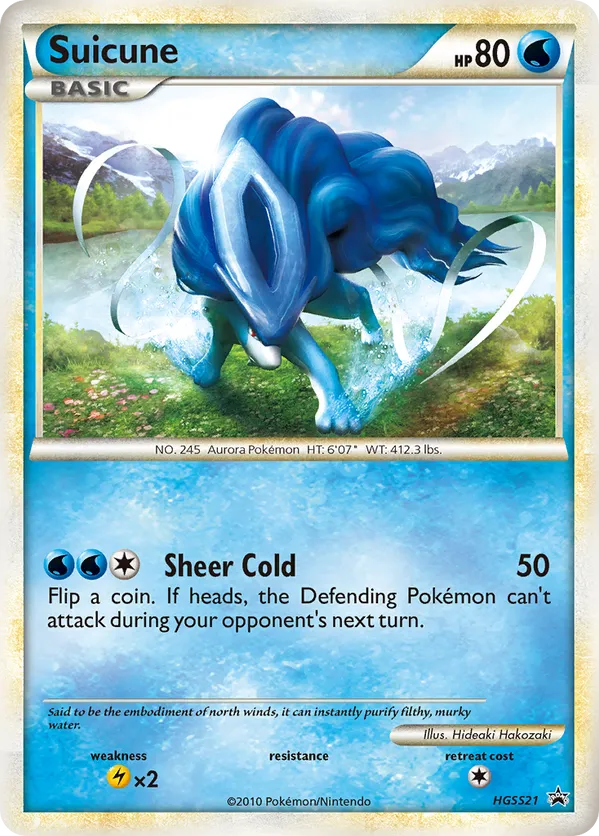Suicune - HGSS Black Star Promos #HGSS21