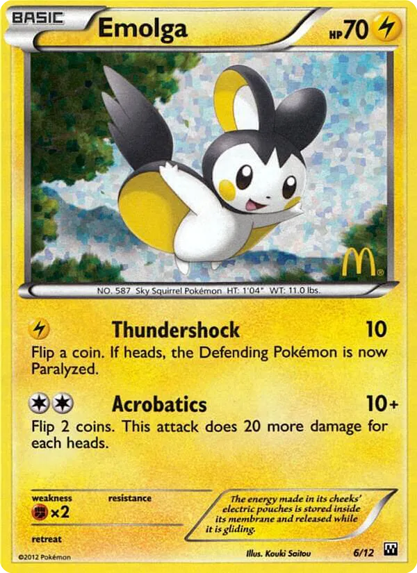 Emolga - McDonald's Collection 2012 #6