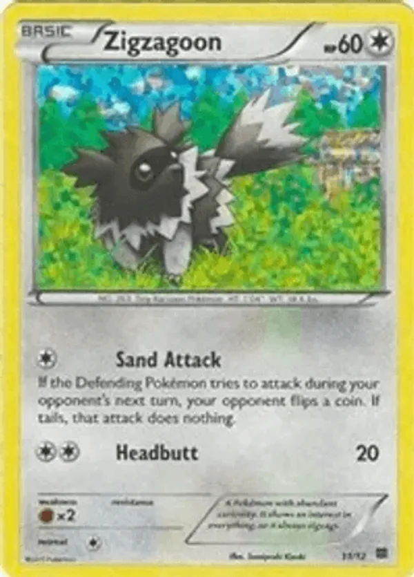 Zigzagoon - McDonald's Collection 2015 #11