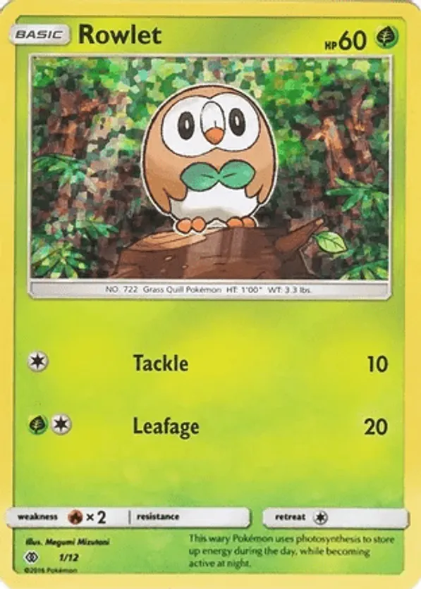 Rowlet - McDonald's Collection 2017 #1
