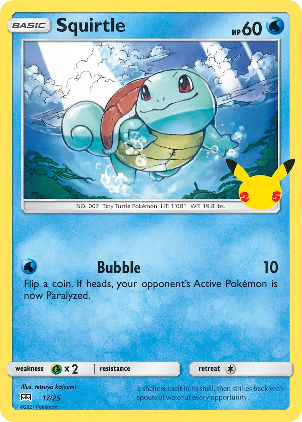 Squirtle - McDonald's Collection 2021 #17
