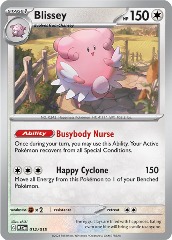 Blissey - McDonald's Collection 2023 #12