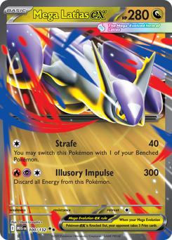 Mega Latias ex - Mega Evolution 100 Pokemon TCG Card