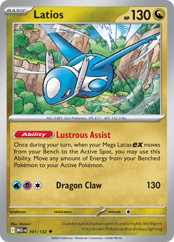Latios - Mega Evolution 101 Pokemon TCG Card