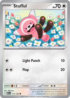Stufful - Mega Evolution 111 Pokemon TCG Card