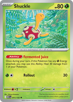 Shuckle - Mega Evolution 11 Pokemon TCG Card