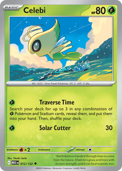 Celebi - Mega Evolution 12 Pokemon TCG Card