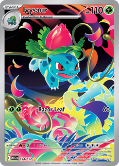Ivysaur - Mega Evolution 134 Pokemon TCG Card