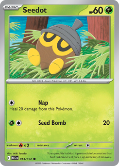 Seedot - Mega Evolution 13 Pokemon TCG Card