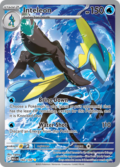 Inteleon - Mega Evolution 142 Pokemon TCG Card
