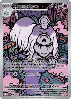 Houndstone - Mega Evolution 145 Pokemon TCG Card