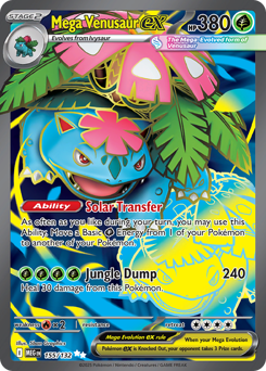 Mega Venusaur ex - Mega Evolution 155 Pokemon TCG Card