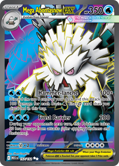 Mega Abomasnow ex - Mega Evolution 157 Pokemon TCG Card