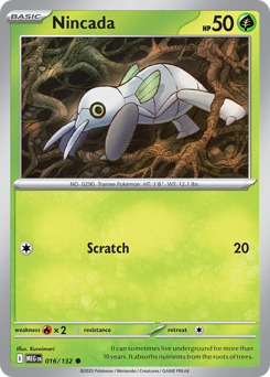 Nincada - Mega Evolution 16 Pokemon TCG Card