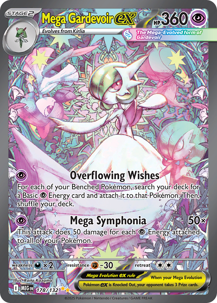 Mega Gardevoir ex - Mega Evolution #178