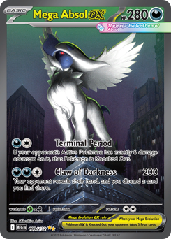Mega Absol ex - Mega Evolution 180 Pokemon TCG Card