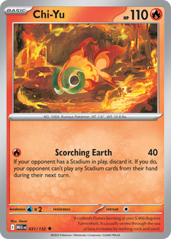Chi-Yu - Mega Evolution 31 Pokemon TCG Card