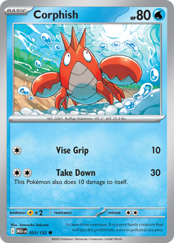 Corphish - Mega Evolution 33 Pokemon TCG Card