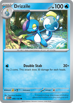Drizzile - Mega Evolution 40 Pokemon TCG Card