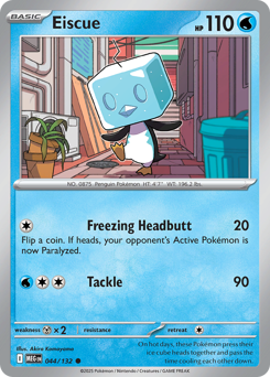 Eiscue - Mega Evolution 44 Pokemon TCG Card