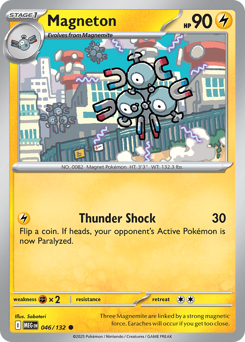 Magneton - Mega Evolution 46 Pokemon TCG Card
