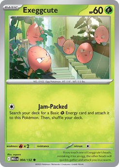 Exeggcute - Mega Evolution 4 Pokemon TCG Card